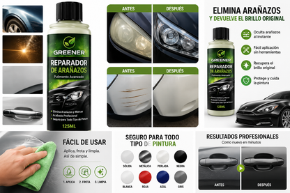 Kit Reparador de Arañazos para Coche | Elimina Rayones y Restaura el Brillo